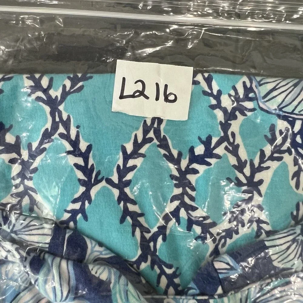 Lilly Pulitzer XS Bay Dress‎ Lapis Lazuli Your Biggest Fan Resort Blue Vacation